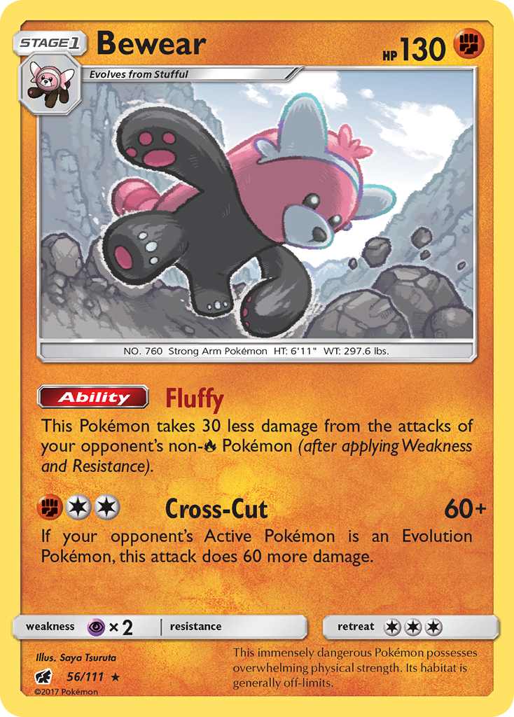 Bewear (56/111) [Sun & Moon: Crimson Invasion] | Card Merchant Takapuna