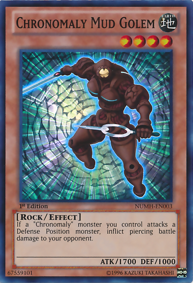 Chronomaly Mud Golem [NUMH-EN003] Super Rare | Card Merchant Takapuna