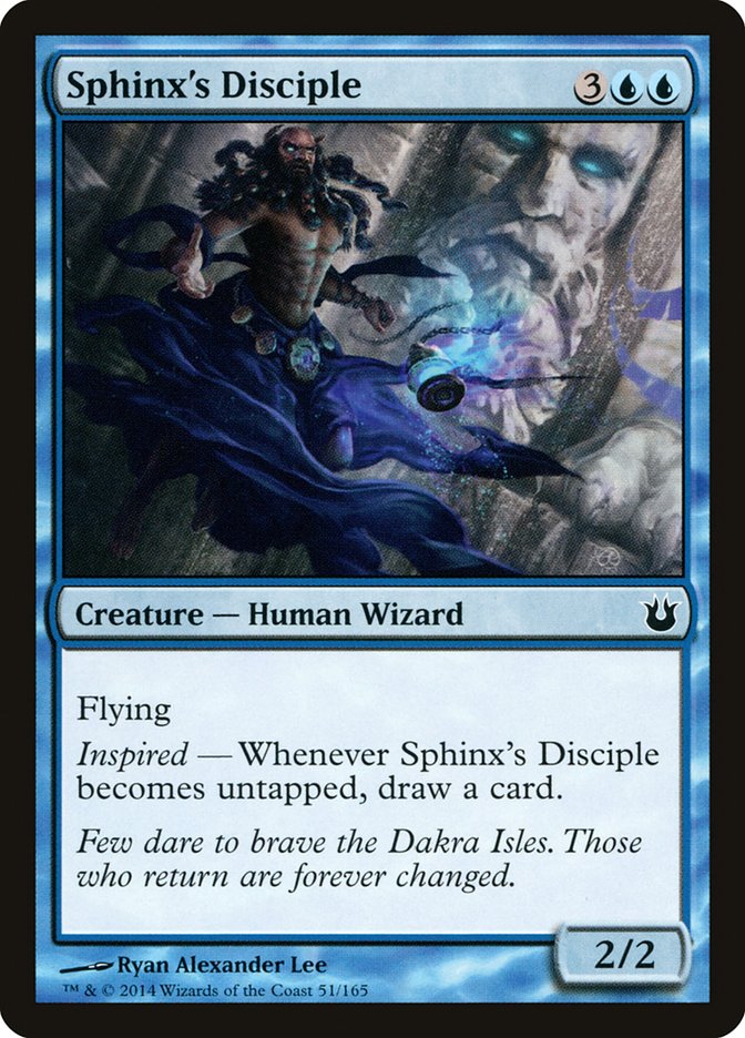 Sphinx's Disciple [Born of the Gods] | Card Merchant Takapuna