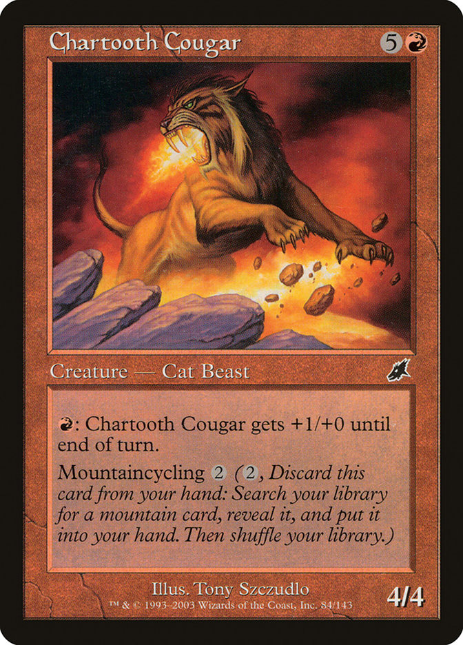 Chartooth Cougar [Scourge] | Card Merchant Takapuna