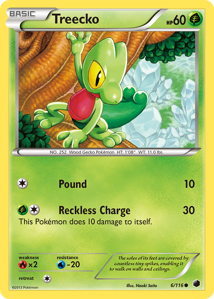 Treecko (6/116) [Black & White: Plasma Freeze] | Card Merchant Takapuna