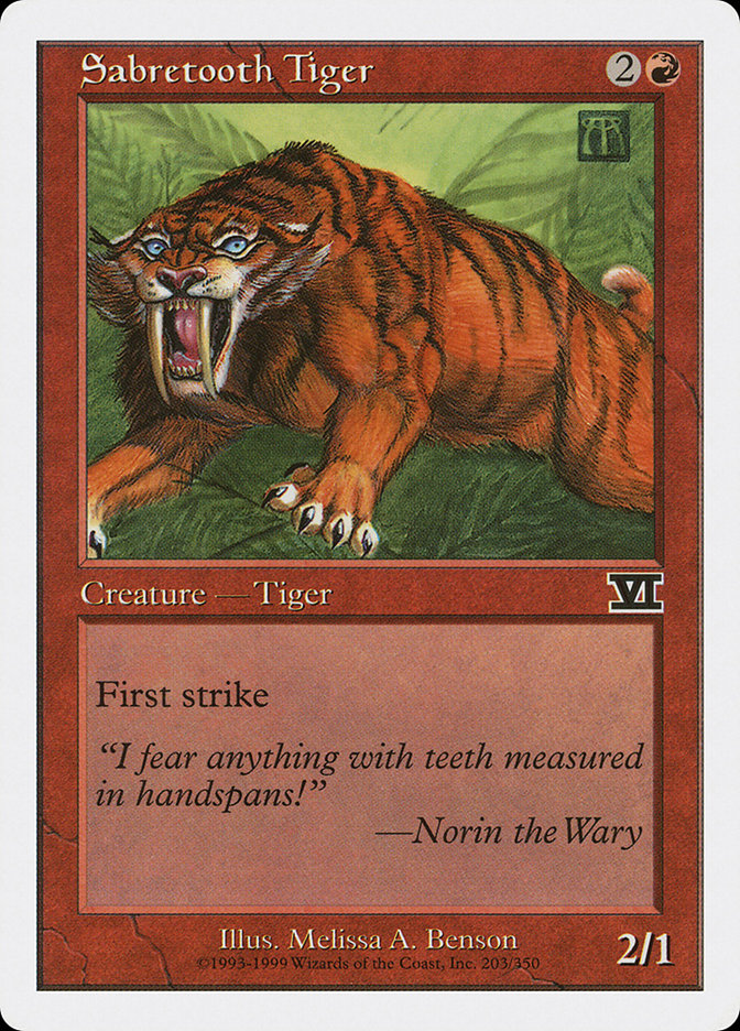 Sabretooth Tiger [Classic Sixth Edition] | Card Merchant Takapuna