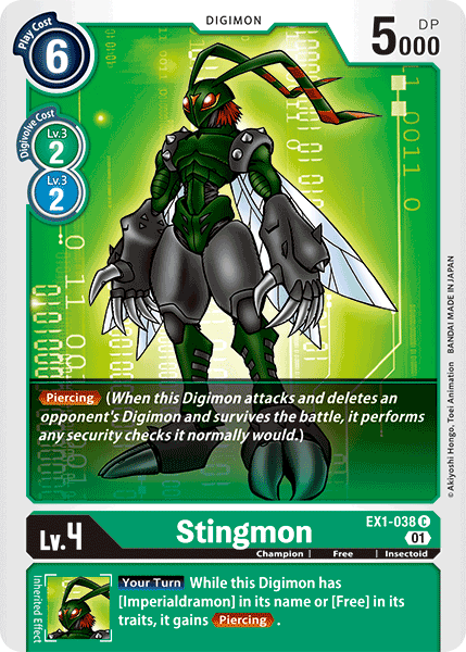 Stingmon [EX1-038] [Classic Collection] | Card Merchant Takapuna