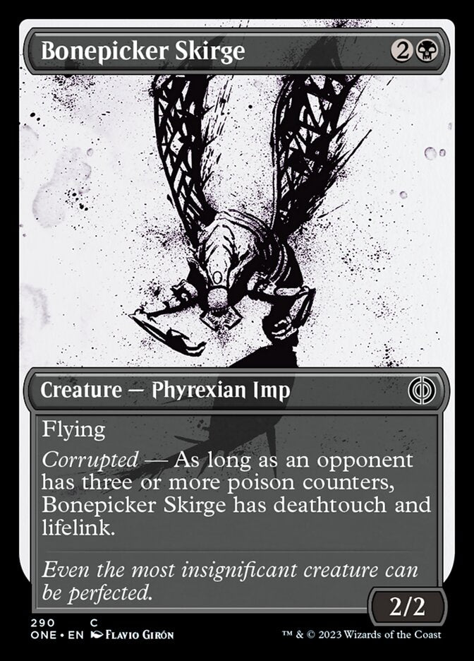 Bonepicker Skirge (Showcase Ichor) [Phyrexia: All Will Be One] | Card Merchant Takapuna