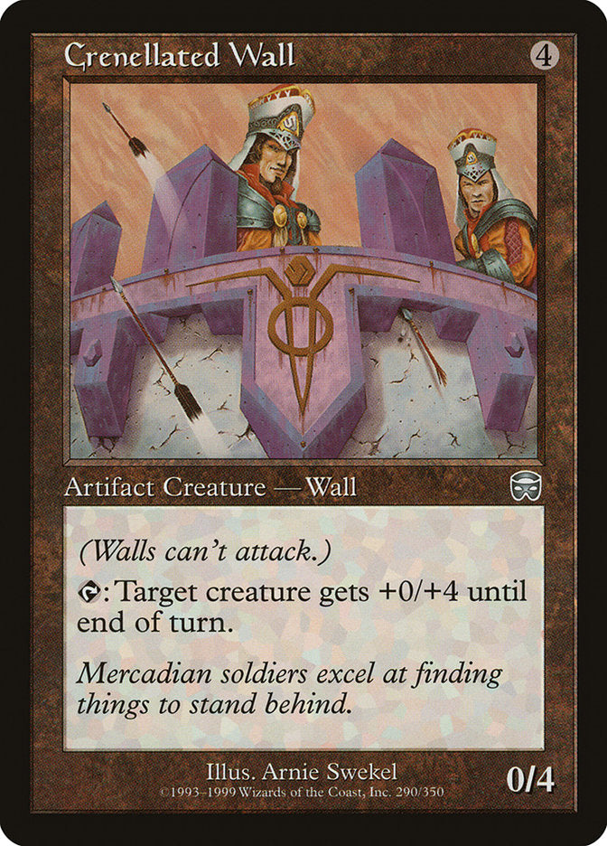 Crenellated Wall [Mercadian Masques] | Card Merchant Takapuna