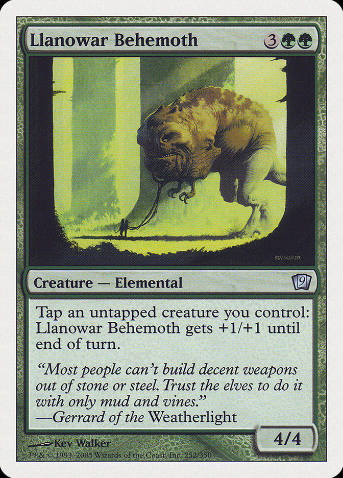 Llanowar Behemoth [Ninth Edition] | Card Merchant Takapuna