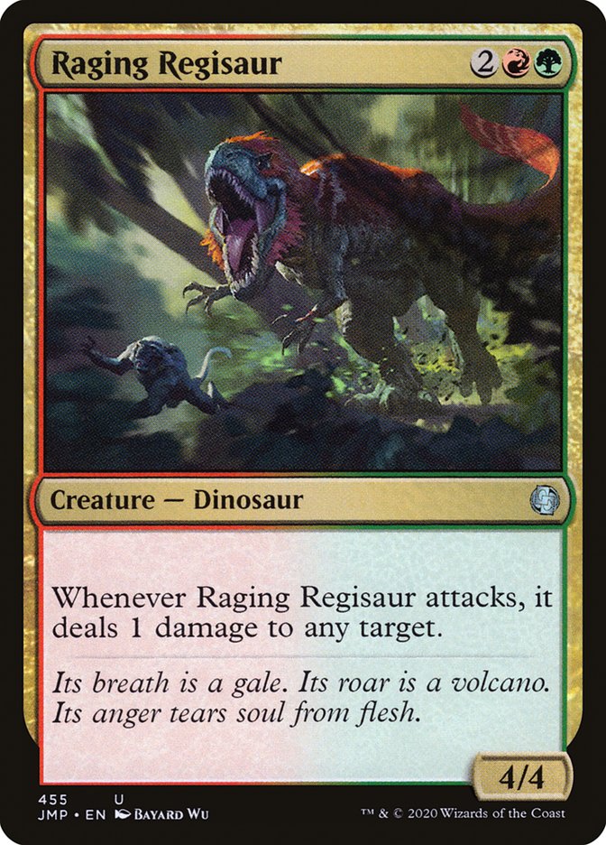 Raging Regisaur [Jumpstart] | Card Merchant Takapuna