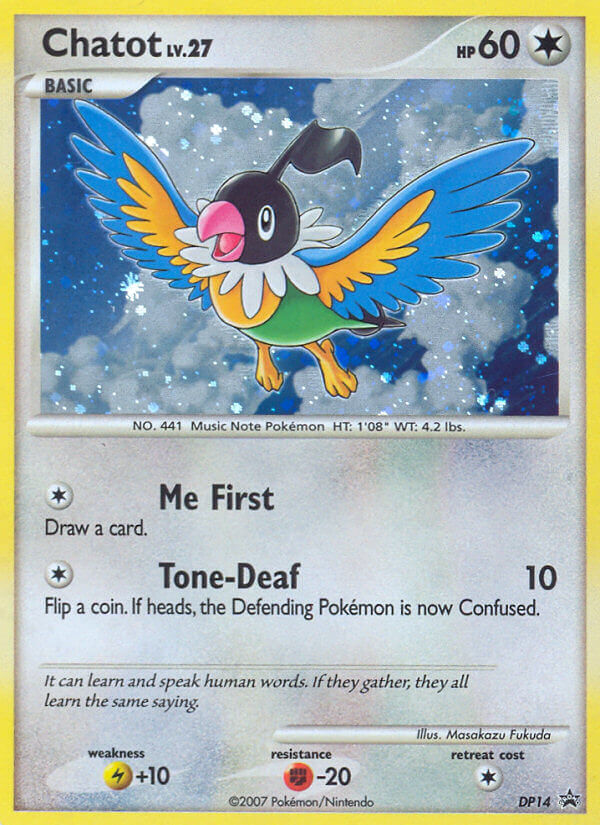 Chatot (DP14) [Diamond & Pearl: Black Star Promos] | Card Merchant Takapuna