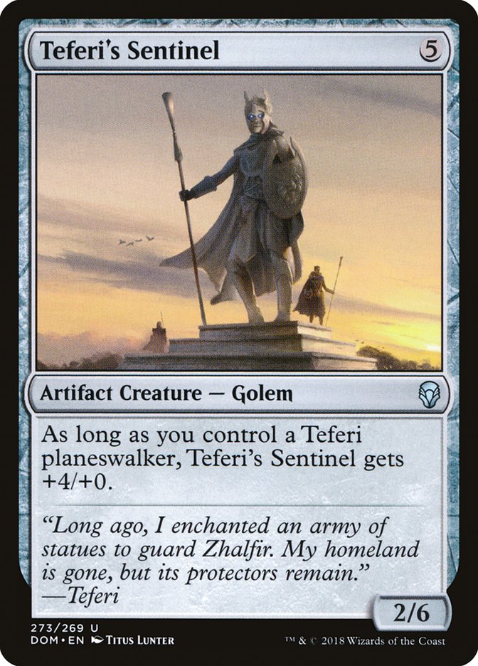 Teferi's Sentinel [Dominaria] | Card Merchant Takapuna