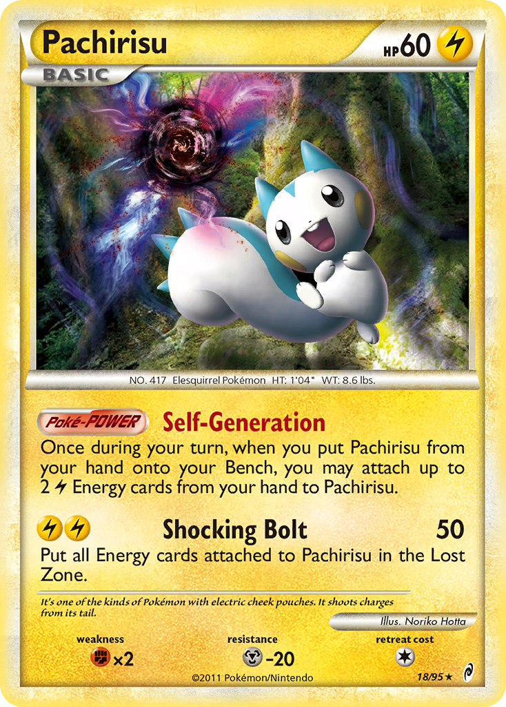 Pachirisu (18/95) [HeartGold & SoulSilver: Call of Legends] | Card Merchant Takapuna