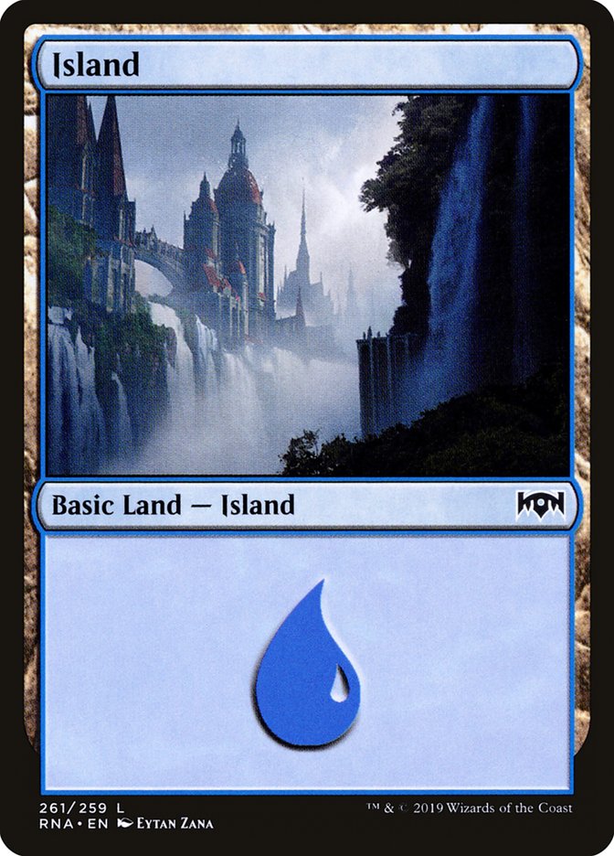 Island (261) [Ravnica Allegiance] | Card Merchant Takapuna