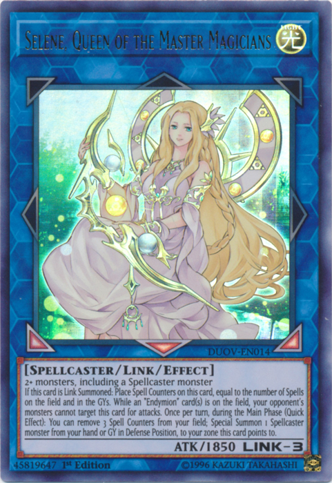 Selene, Queen of the Master Magicians [DUOV-EN014] Ultra Rare | Card Merchant Takapuna