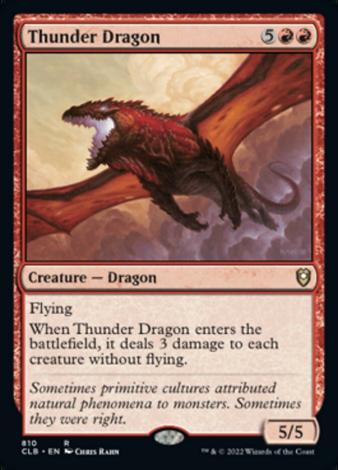Thunder Dragon [Commander Legends: Battle for Baldur's Gate] | Card Merchant Takapuna