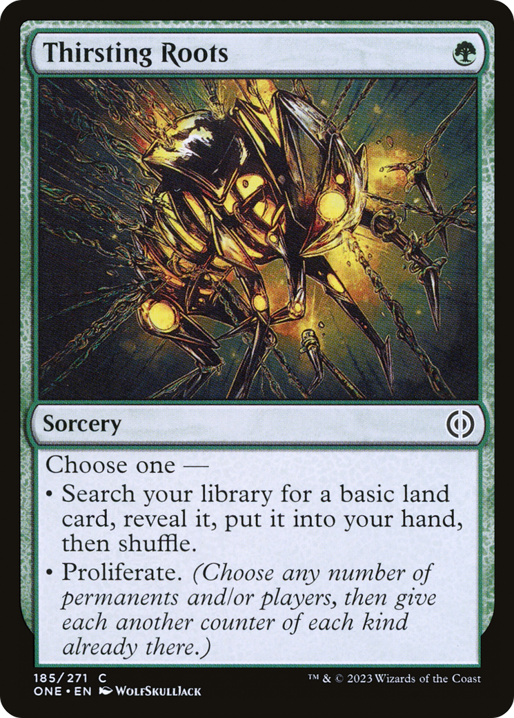 Thirsting Roots [Phyrexia: All Will Be One] | Card Merchant Takapuna