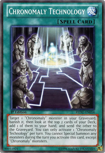 Chronomaly Technology [REDU-EN054] Common | Card Merchant Takapuna