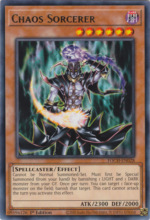 Chaos Sorcerer [TOCH-EN028] Rare | Card Merchant Takapuna