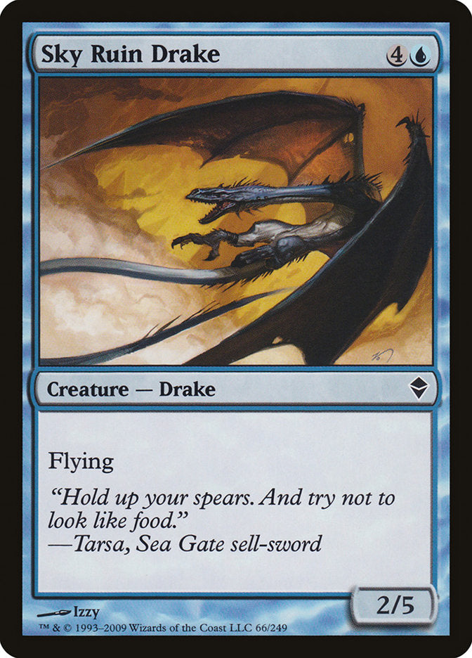 Sky Ruin Drake [Zendikar] | Card Merchant Takapuna