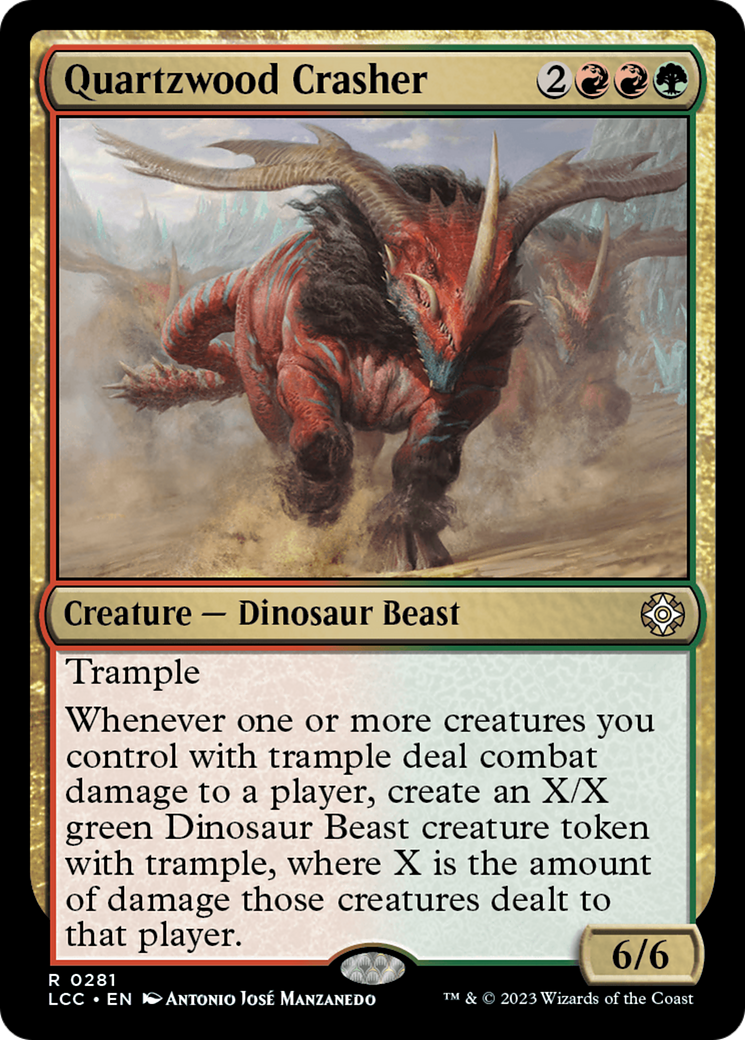 Quartzwood Crasher [The Lost Caverns of Ixalan Commander] | Card Merchant Takapuna