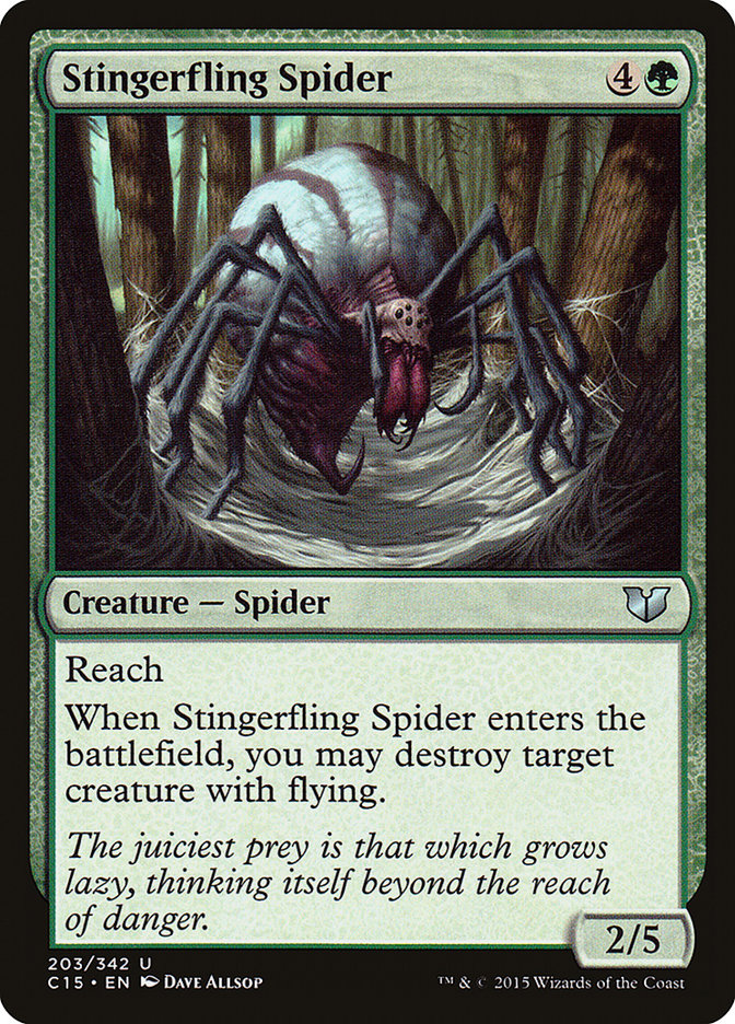 Stingerfling Spider [Commander 2015] | Card Merchant Takapuna