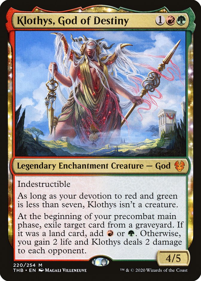 Klothys, God of Destiny [Theros Beyond Death] | Card Merchant Takapuna