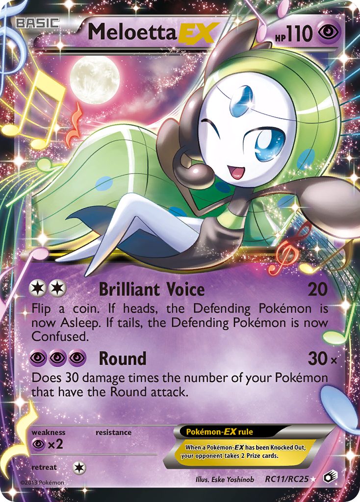 Meloetta EX (RC11/RC25) [Black & White: Legendary Treasures] | Card Merchant Takapuna