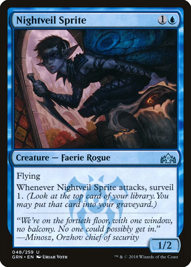 Nightveil Sprite [Guilds of Ravnica] | Card Merchant Takapuna