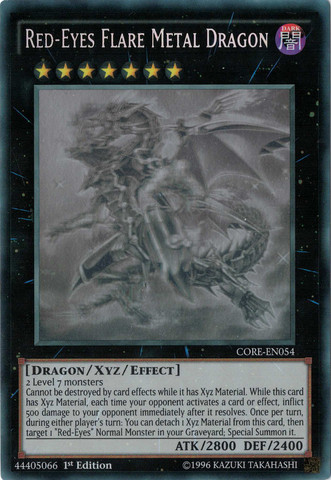 Red-Eyes Flare Metal Dragon [CORE-EN054] Ghost Rare | Card Merchant Takapuna