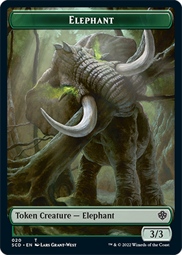 Elephant // Thopter Double-Sided Token [Starter Commander Decks] | Card Merchant Takapuna