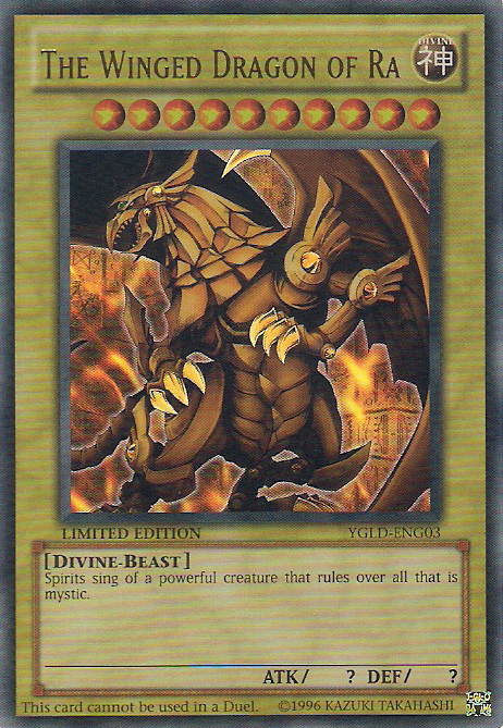 The Winged Dragon of Ra [YGLD-ENG03] Ultra Rare | Card Merchant Takapuna