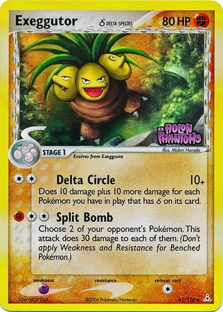 Exeggutor (41/110) (Delta Species) (Stamped) [EX: Holon Phantoms] | Card Merchant Takapuna