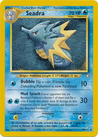 Seadra (48/111) [Neo Genesis Unlimited] | Card Merchant Takapuna