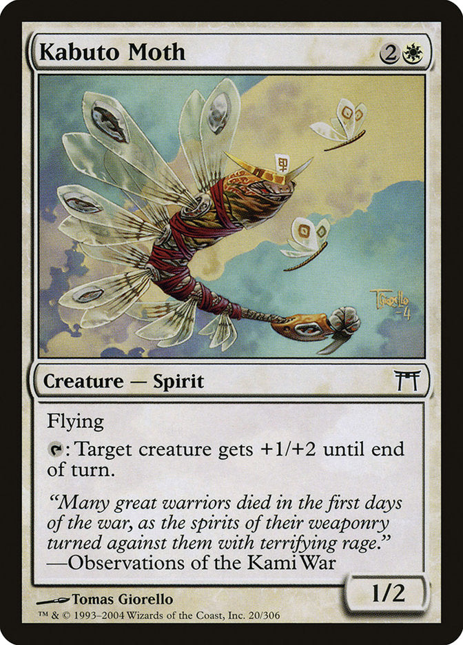 Kabuto Moth [Champions of Kamigawa] | Card Merchant Takapuna