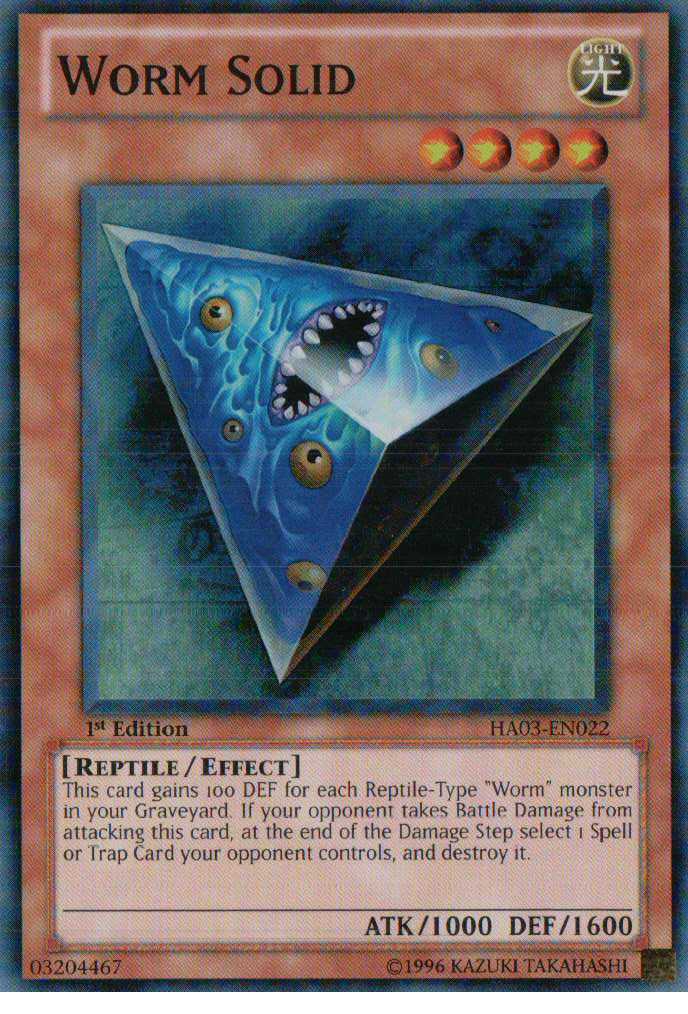 Worm Solid [HA03-EN022] Super Rare | Card Merchant Takapuna