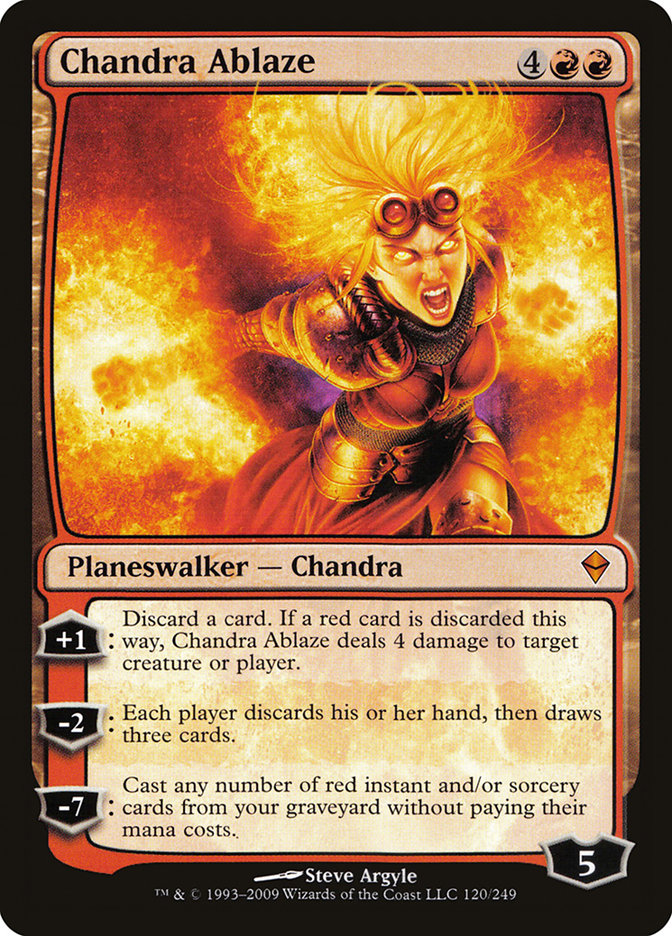 Chandra Ablaze [Zendikar] | Card Merchant Takapuna