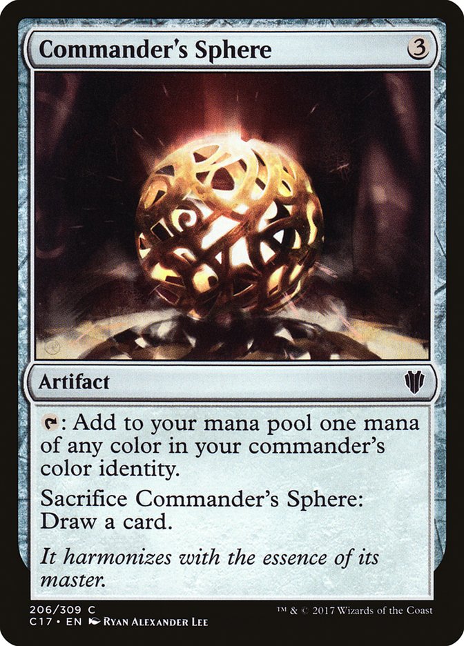 Commander's Sphere [Commander 2017] | Card Merchant Takapuna