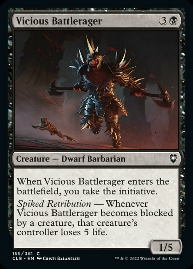 Vicious Battlerager [Commander Legends: Battle for Baldur's Gate] | Card Merchant Takapuna