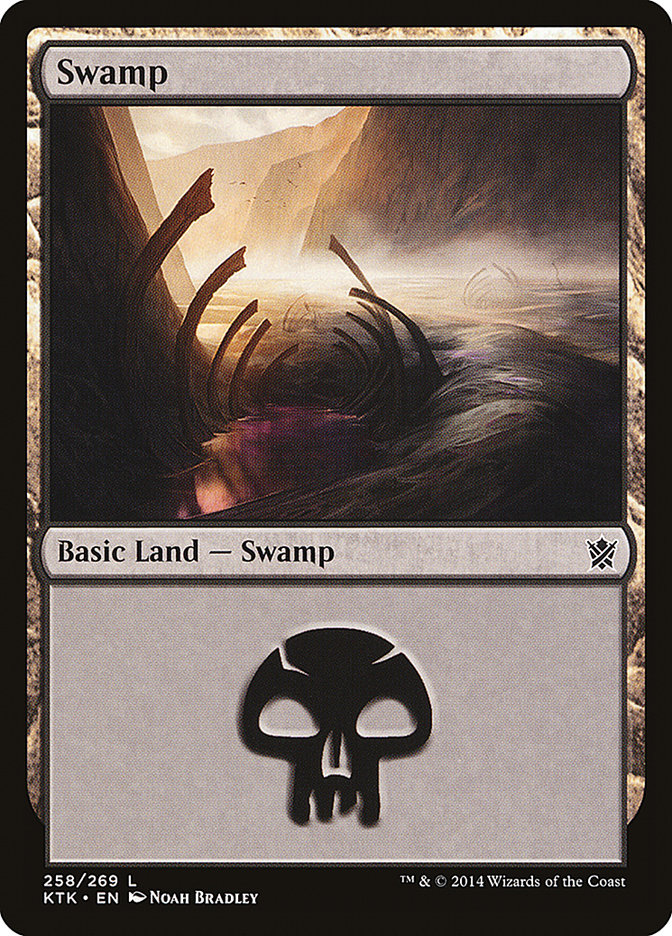 Swamp (258) [Khans of Tarkir] | Card Merchant Takapuna