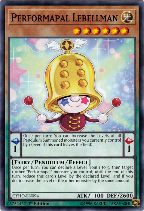 Performapal Lebellman [CYHO-EN094] Common | Card Merchant Takapuna