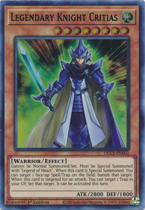 Legendary Knight Critias (Green) [DLCS-EN002] Ultra Rare | Card Merchant Takapuna