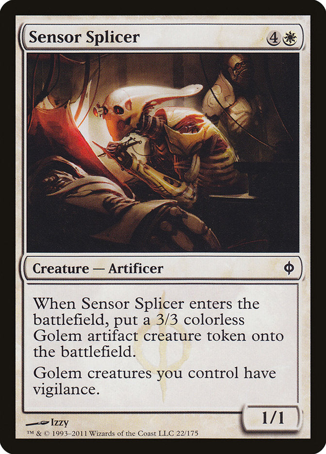 Sensor Splicer [New Phyrexia] | Card Merchant Takapuna