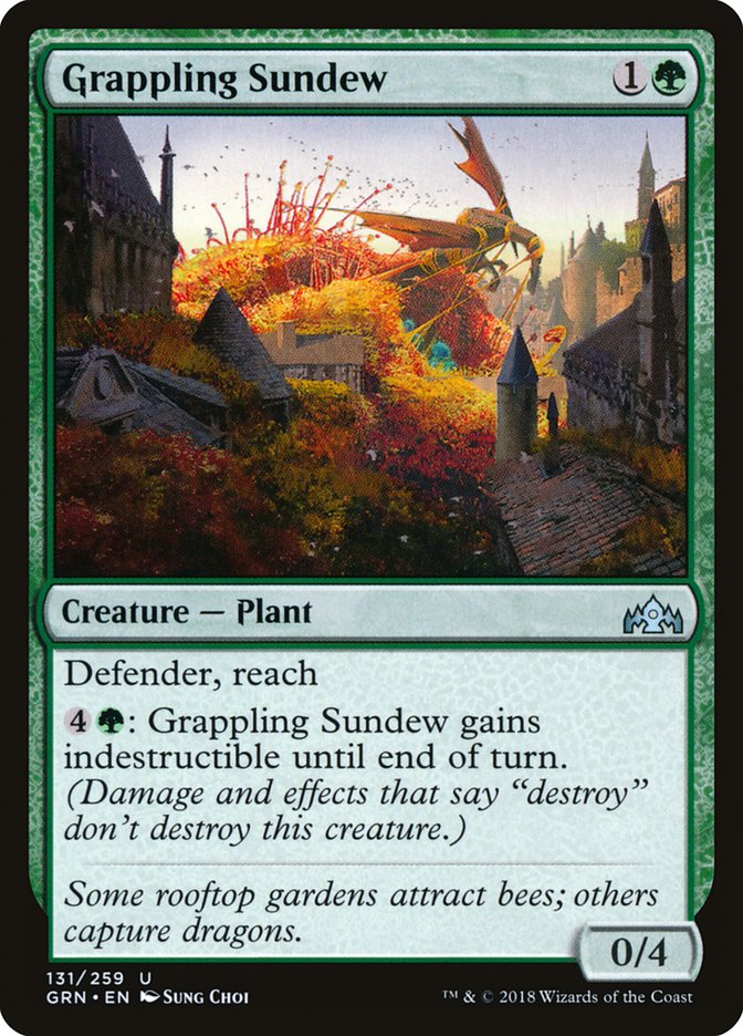 Grappling Sundew [Guilds of Ravnica] | Card Merchant Takapuna