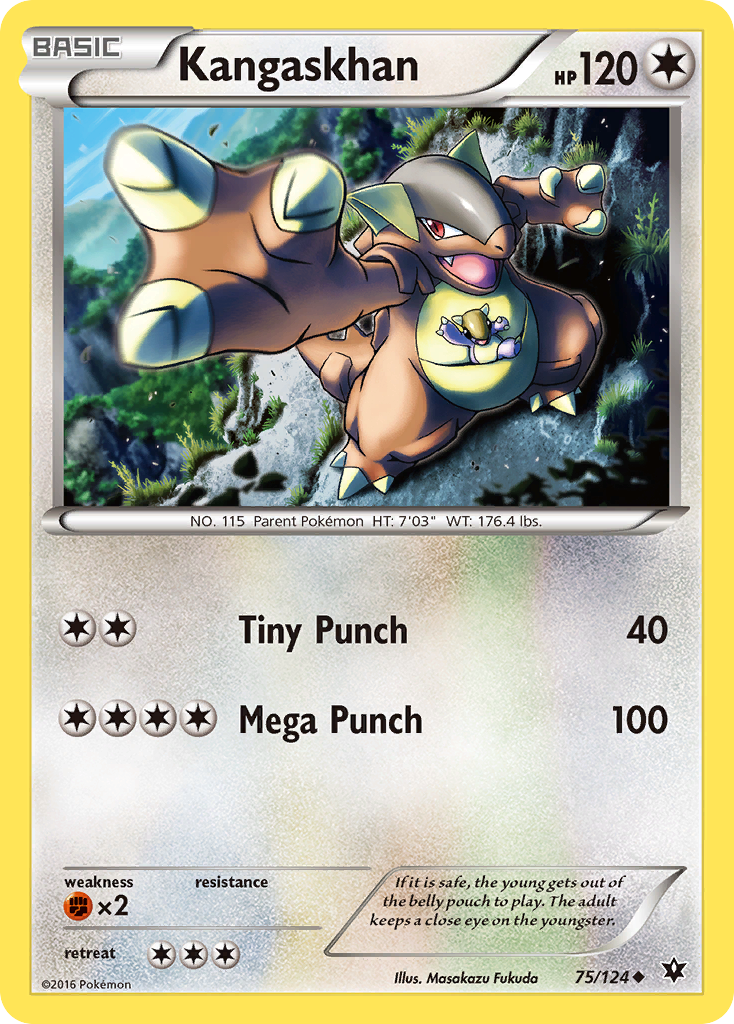 Kangaskhan (75/124) [XY: Fates Collide] | Card Merchant Takapuna