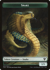 Beast (010) // Snake Double-Sided Token [Commander 2020 Tokens] | Card Merchant Takapuna