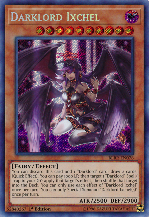 Darklord Ixchel [BLRR-EN076] Secret Rare | Card Merchant Takapuna