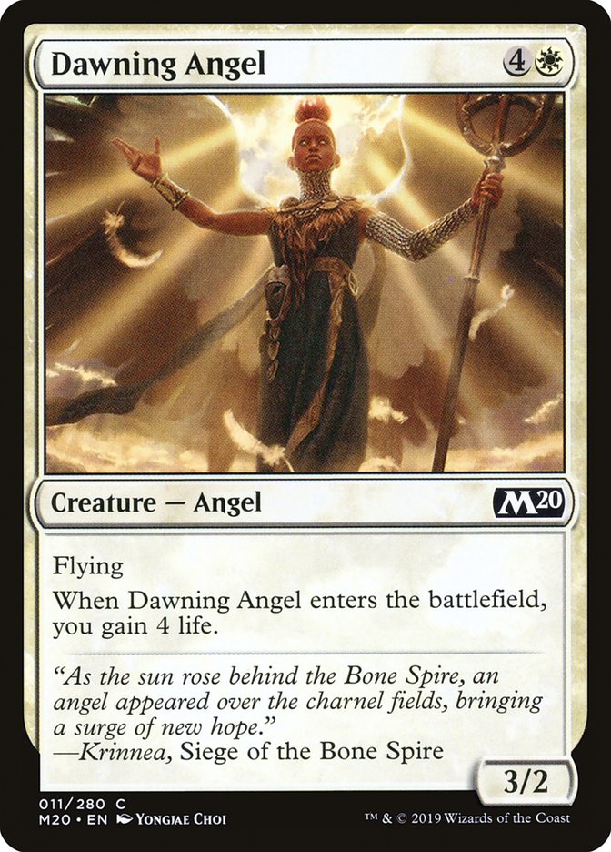 Dawning Angel [Core Set 2020] | Card Merchant Takapuna