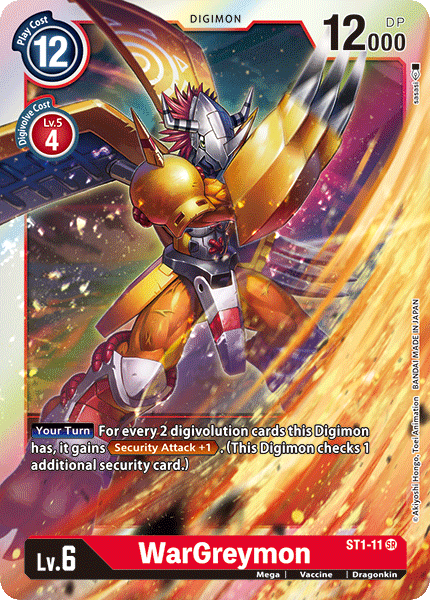 WarGreymon [ST1-11] [Starter Deck: Gaia Red] | Card Merchant Takapuna