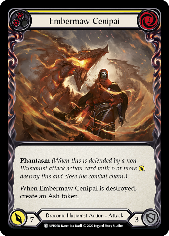 Embermaw Cenipai (Yellow) [UPR028] (Uprising) | Card Merchant Takapuna