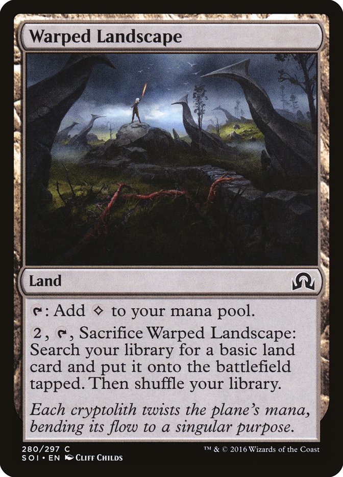 Warped Landscape [Shadows over Innistrad] | Card Merchant Takapuna