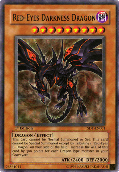 Red-Eyes Darkness Dragon [SD1-EN001] Ultra Rare | Card Merchant Takapuna