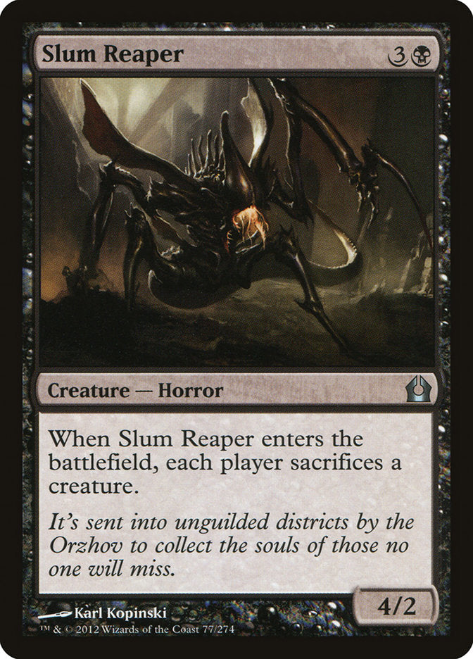 Slum Reaper [Return to Ravnica] | Card Merchant Takapuna